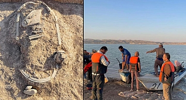 Baraj kurudu: Antik kent ortaya çıktı